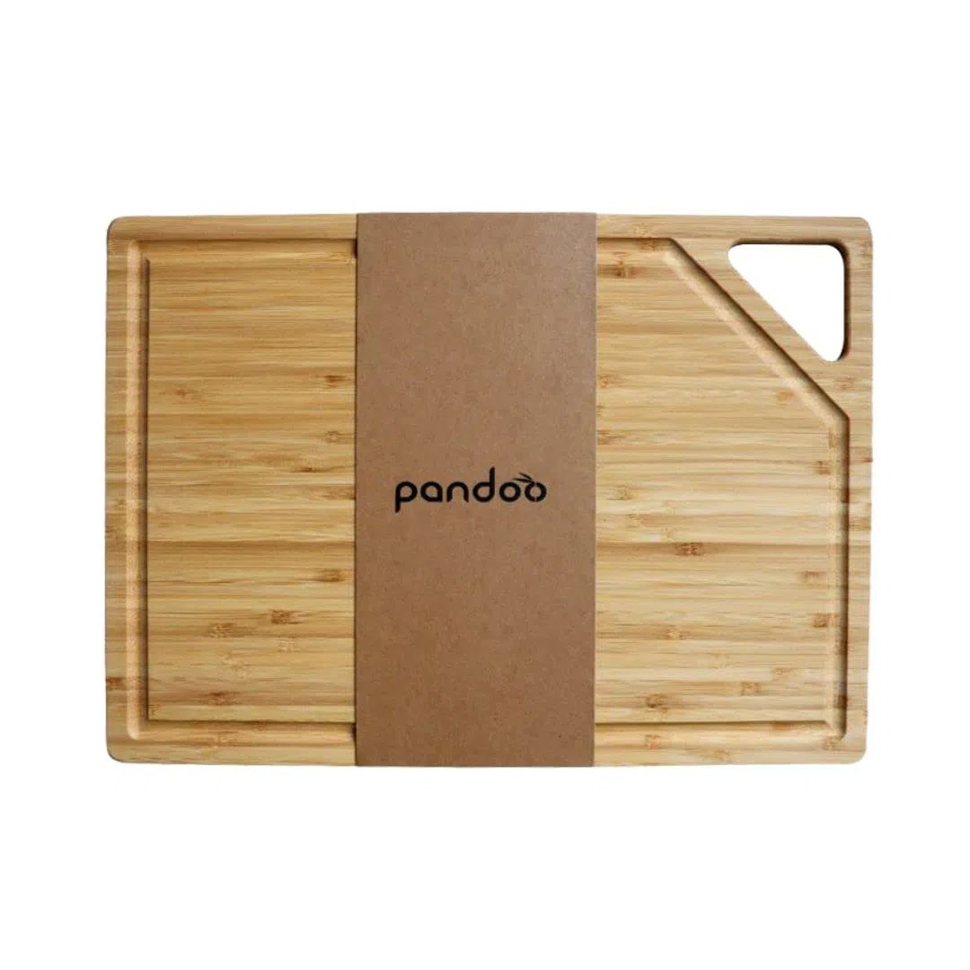pandoo Tabla de cortar de bambú, tabla de cortar madera, utensilios de cocina, tabla de madera, juego de tablas de cortar, tabla de cortar, tabla de servir, tablas de madera, accesorios de cocina,