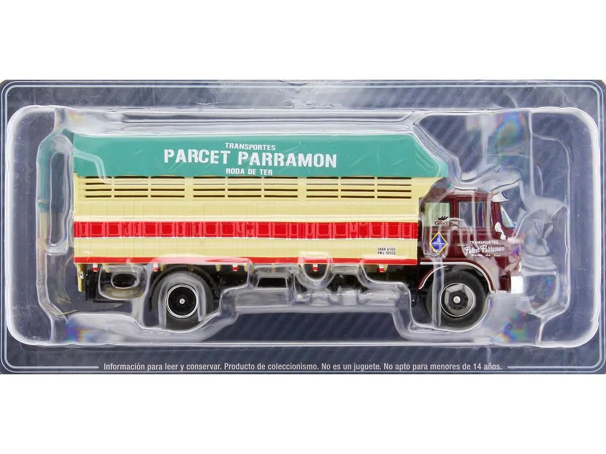 1966 Camión Barreiros Super Azor Gran Ruta "Parramon" [B-553459] Granate/Beige 1:43 Salvat PEG018