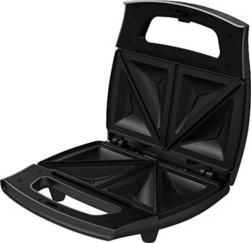 Grundig SWM2940 SWM 2940 Sandwichera, color negro metalizado/acero inoxidable