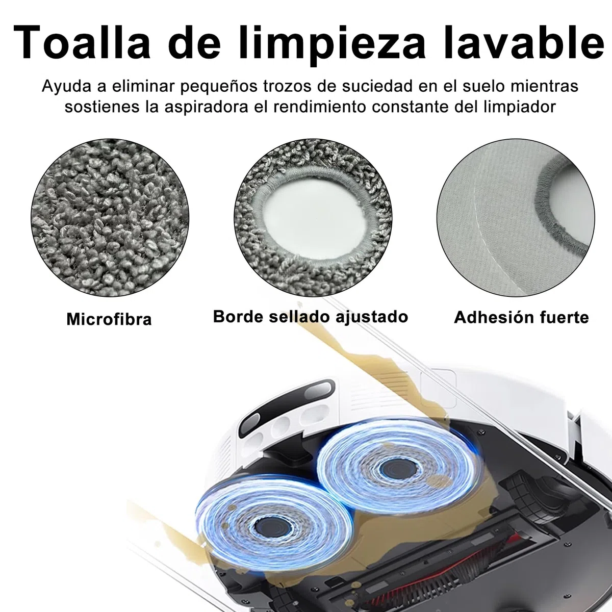 Kit de Accesorios de 23 Piezas para Xiaomi X20+ / X10 Plus Aspirador Robótico, 1 Cepillo Principal, 4 Filtros Hepa, 6 Toallas, 6 Bolsas de Polvo, 6 Cepillos Laterales