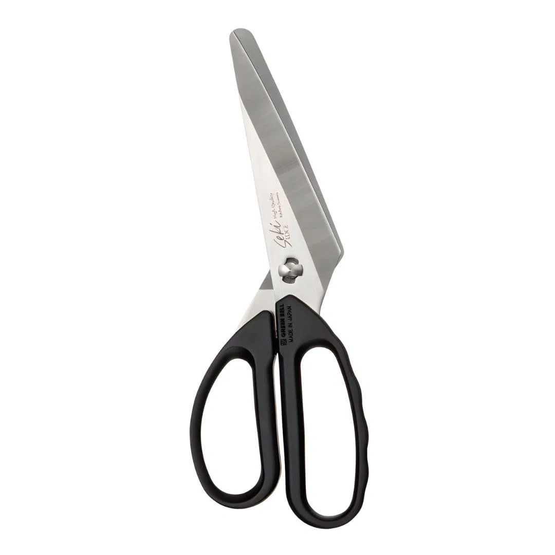 GREEN BELL Tijeras de cocina 2 en 1 con función de cuchillo, desmontables, aptas para lavavajillas, hoja de acero inoxidable, mango de elastómero, funda de polipropileno, 206 mm (SJ-K220)