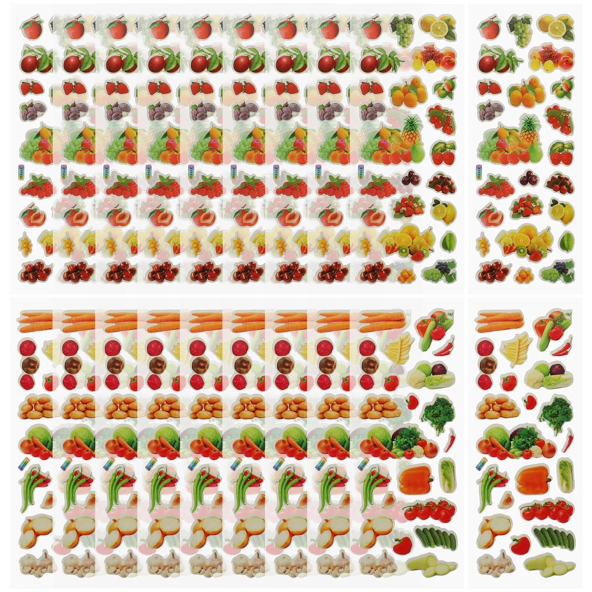 Housoutil 200 Hojas Pegatinas de Espuma para Coloridas Adhesivos Infantiles Divertidos para Manualidades y Decoración Fáciles de y Reutilizables