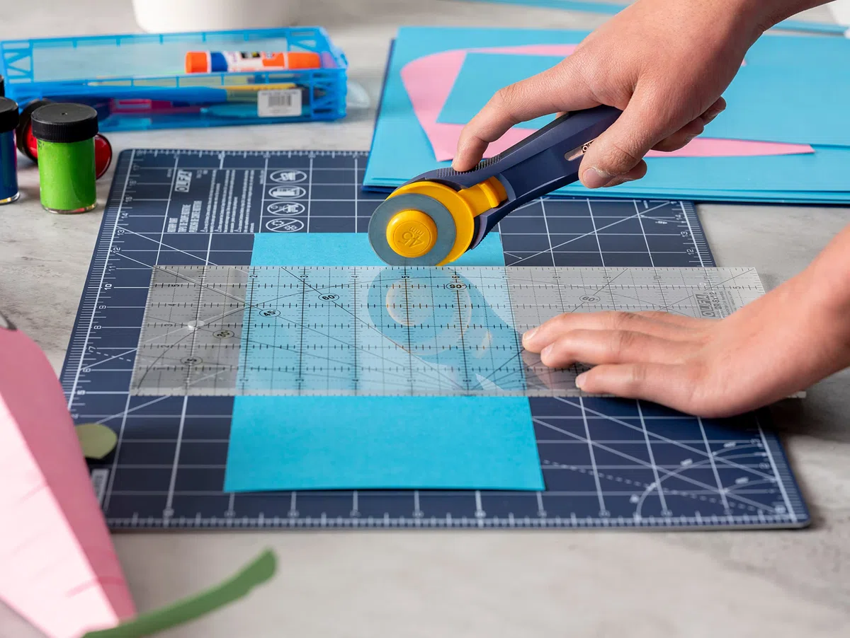 OLFA Splash Quilting/Sewing Kit 6"X12"-Navy