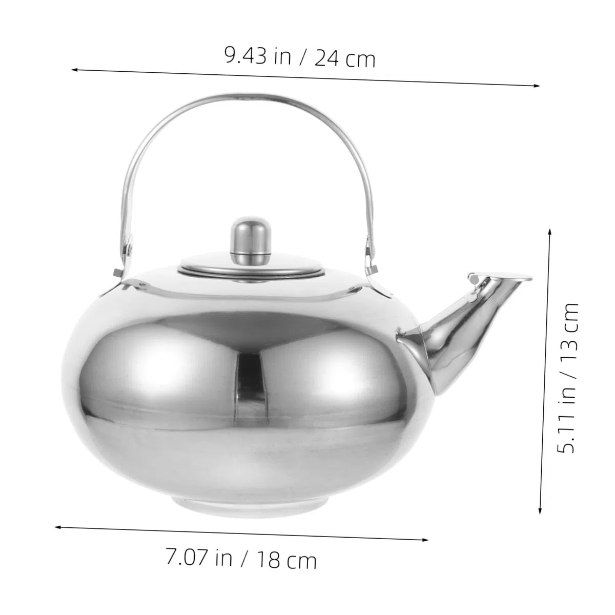 Alipis Tetera con Infusor de Acero Inoxidable 2.5l para Estufa con Filtro Integrado, Mango Ergonómico y Diseño Resistente Adecuado para Preparar Té y Café en Cocina de Gas o Inducción