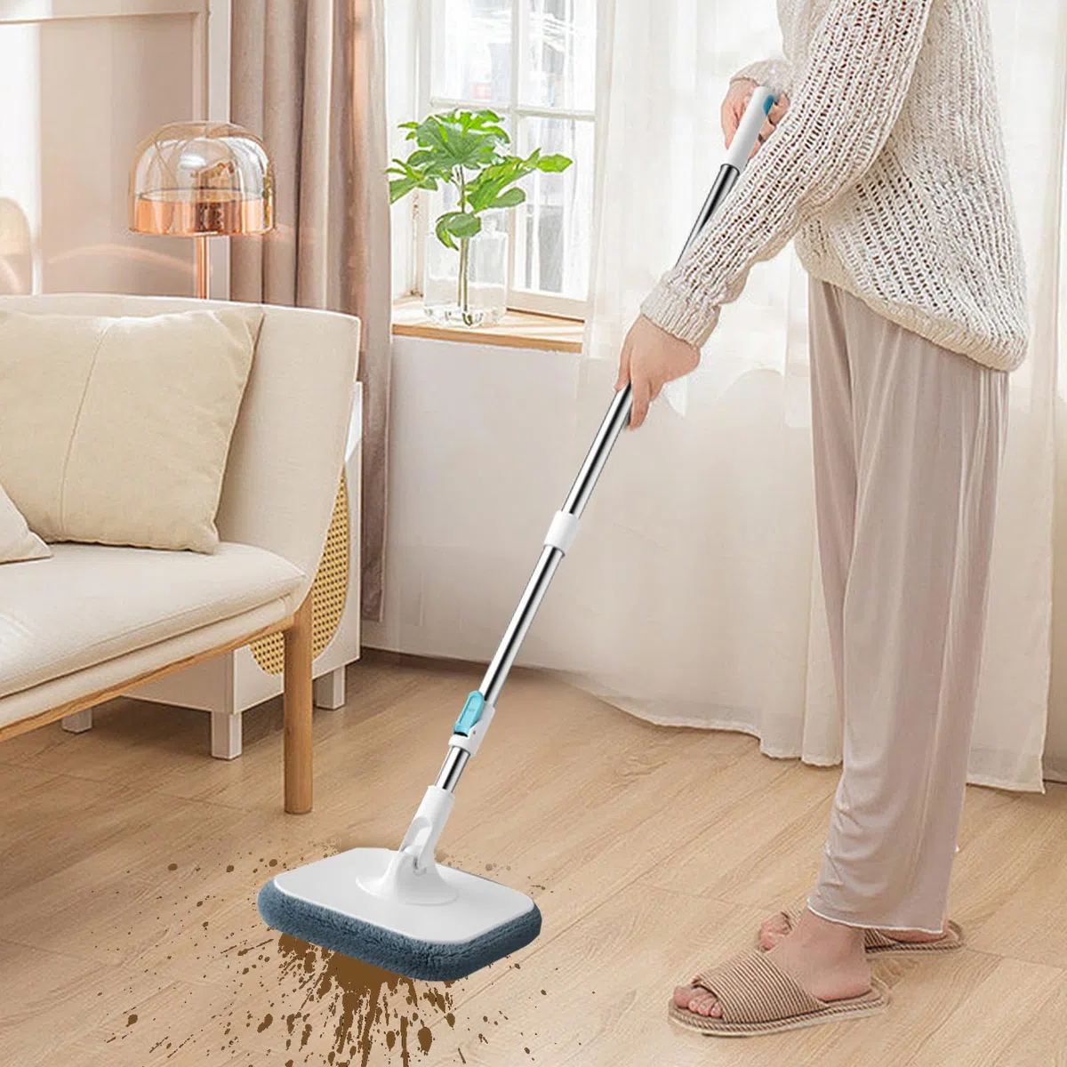 Juego de Fregona de Suelos y Cubo Utensilios De Limpieza del Hogar para | Juego De Fregona Y Cubo Para Limpieza De Suelos Para Hogar Dormitorio Salón Comedor Baño Estudio Y Suelos De Madera