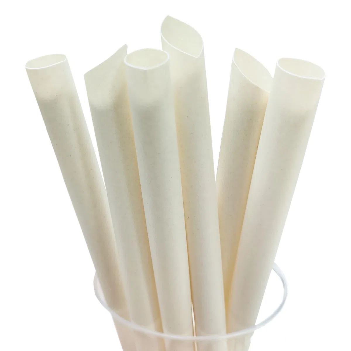 12 mm de Extra Ancha Pajitas de Fibra de Bambú, 200 Biodegradables Bambú Pajitas de Bubble Tea | Pajitas Desechables con Gran Apertura | Para té Boba, Jumbo, Batidos de Leche y Batidos