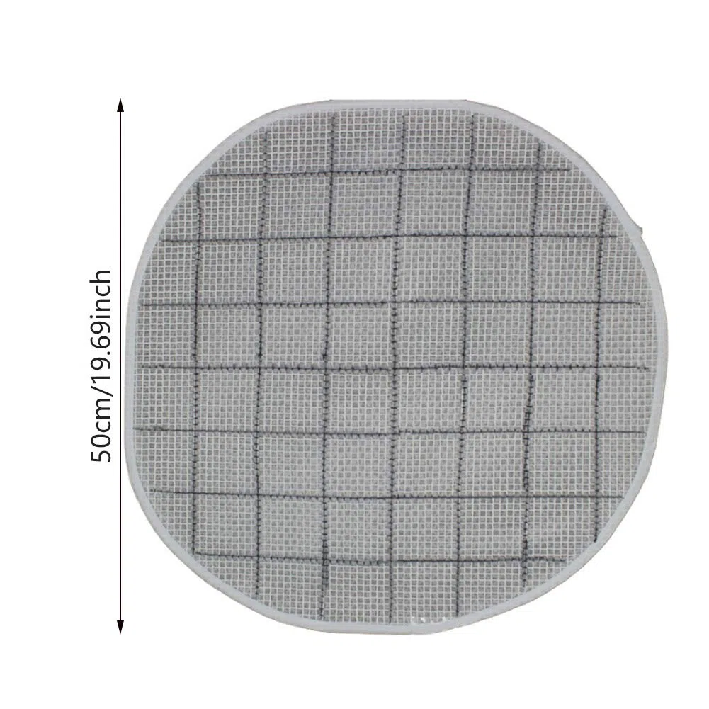 AYYDS Kit de alfombra de punto de cruz para niños y adultos, 50 cm, perros A, no plegable