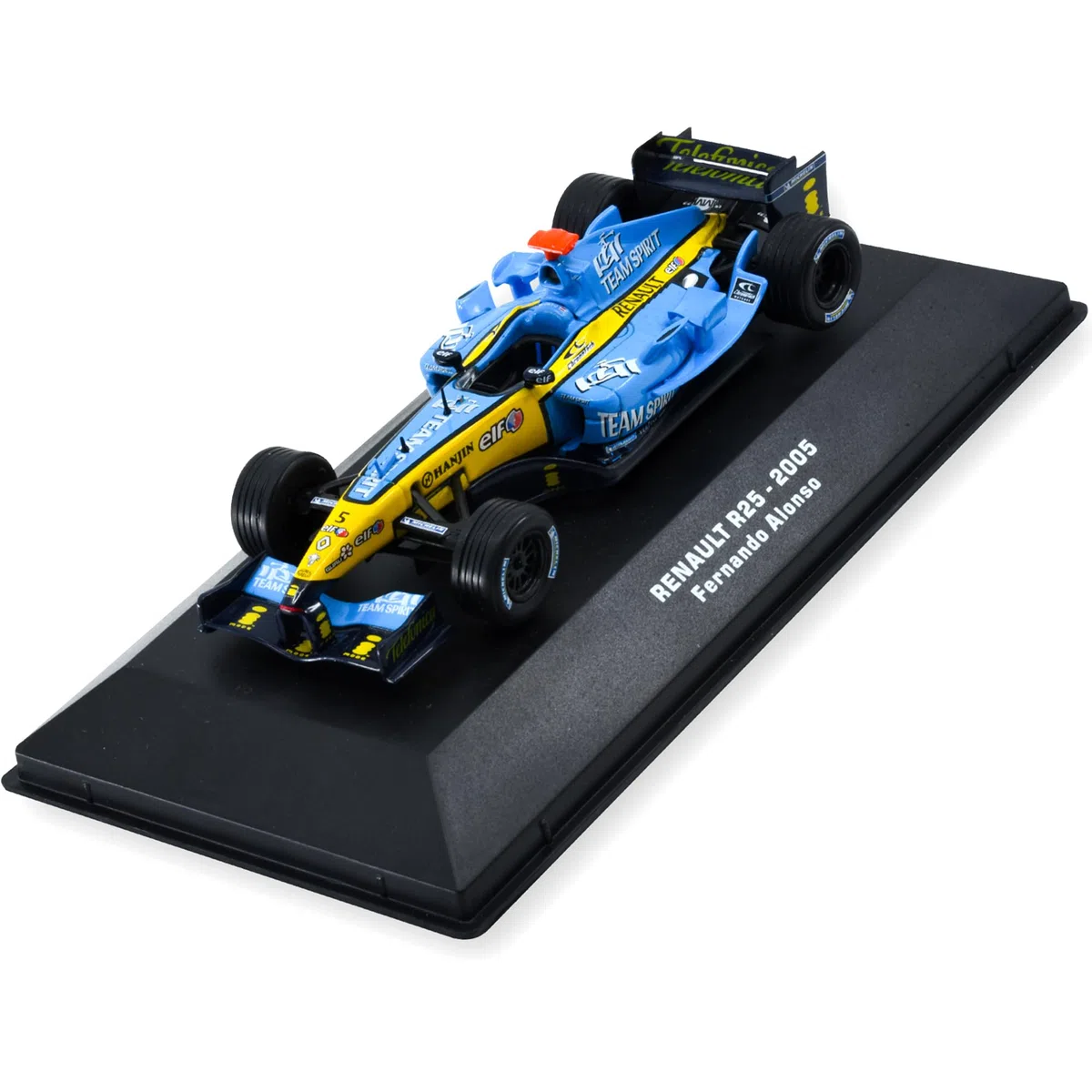 1:43 F1 Team R25-2005 Collection Formula 1 Race 5# Modelo inspirado en Fernando Alonso Modelo coleccionable fundido