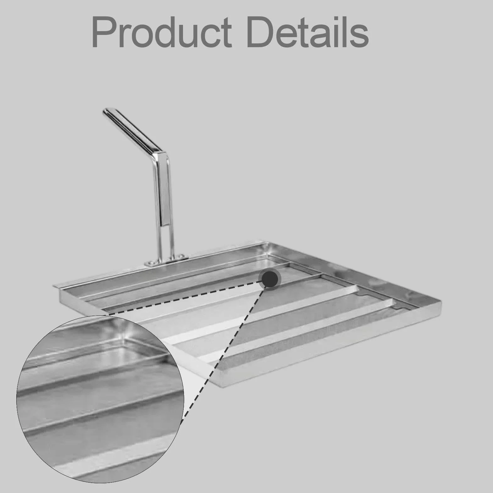 Amagogo Filtro freidora malla, colador aceite, almacenamiento, fácil instalación, resistente, para cocinas, repuesto, accesorio alta