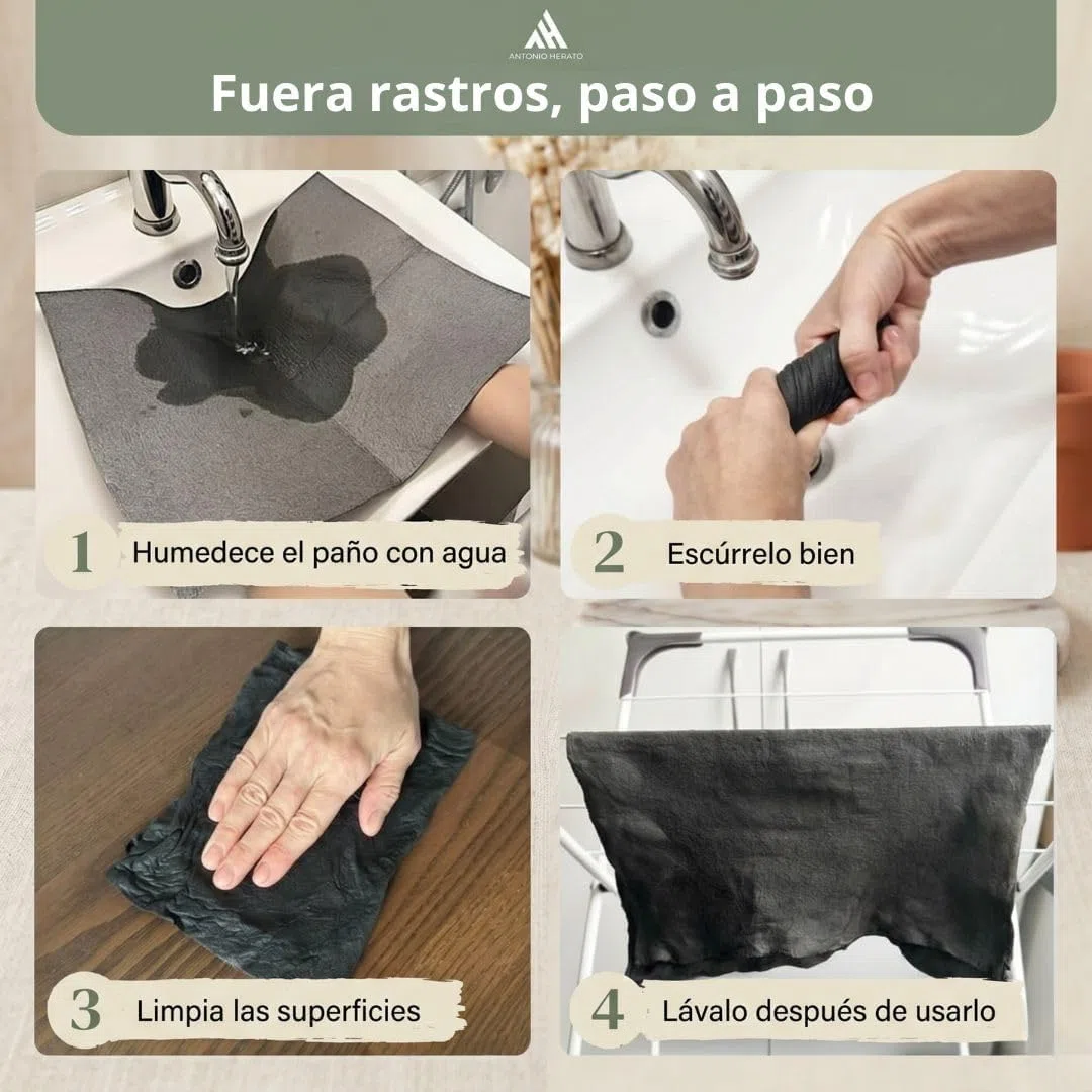 Paño Mágico Antonio Herato,10 Pcs Paños De Limpieza De Microfibra,30x40cm,Bayetas Reutilizables Multiusos Ultra Absorbentes Sin Pelusas para Hogar Cocina Cristales Ventanas Espejos