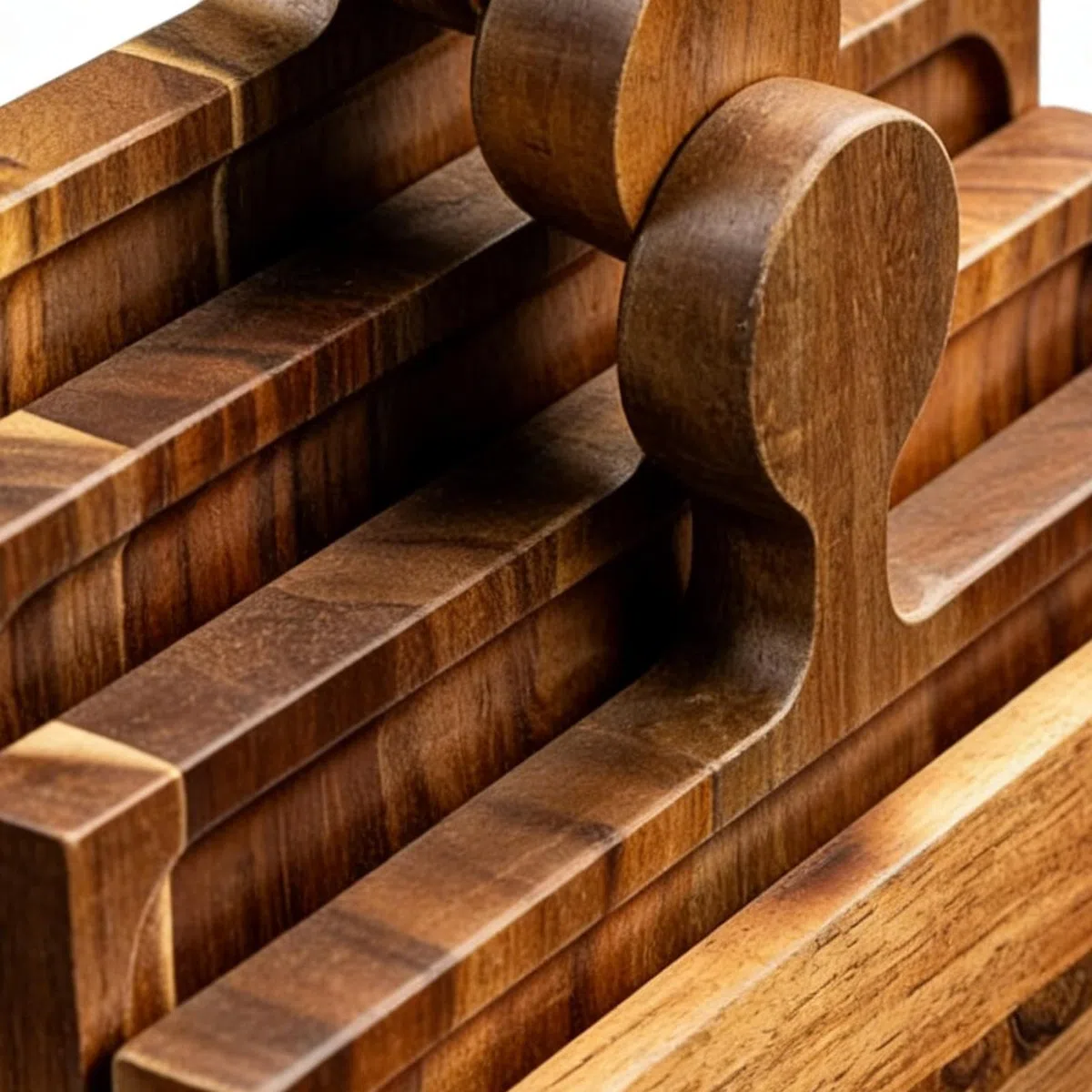 Tabla para Quesos Bandeja De Madera Para La Cocina | Set De Puzzle Para Tabla De Embutidos para Frutas Frutos Secos Queso Carne Pan Reuniones Familiares Navideñas