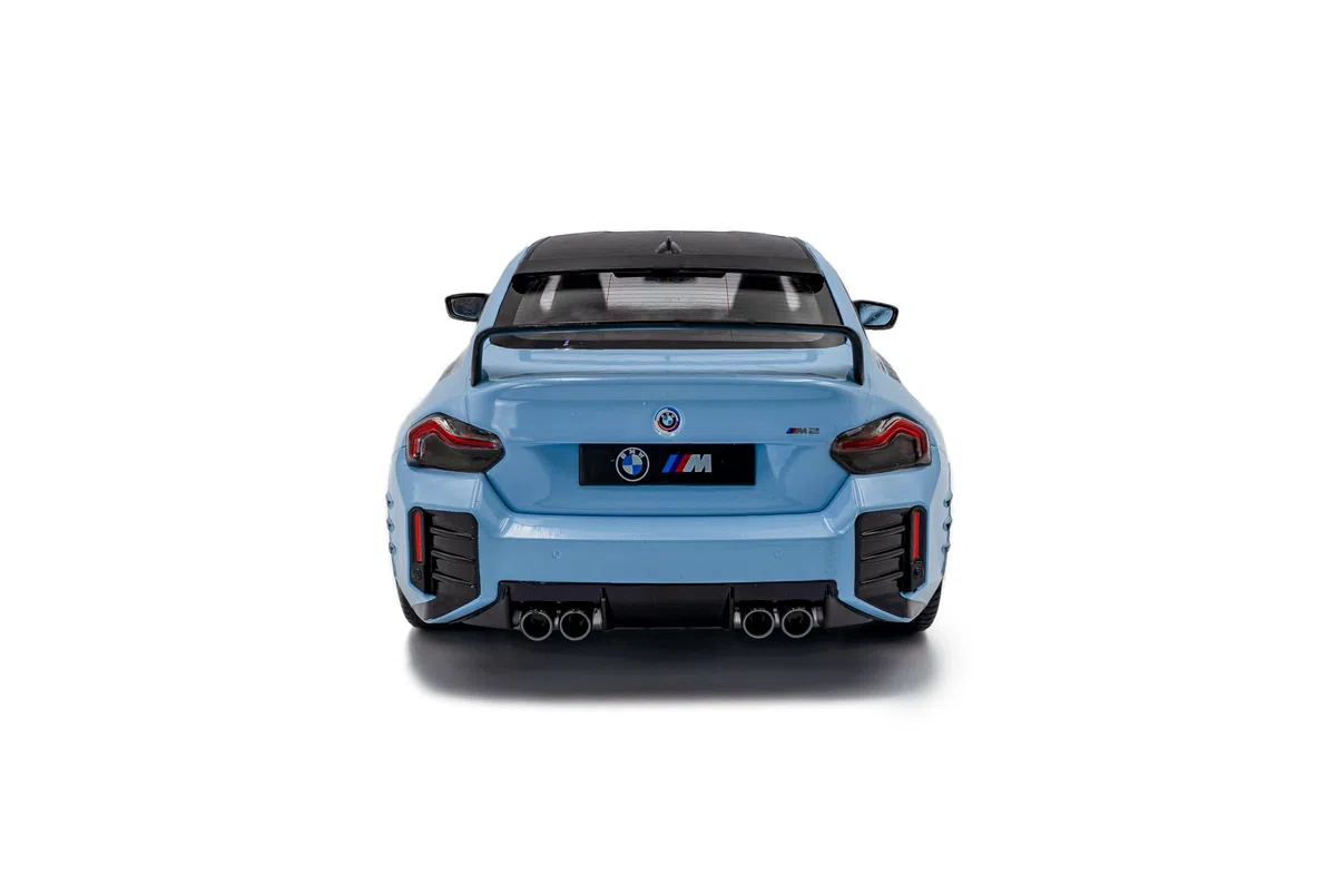 Solido BMW M2 (G87) Piezas de rendimiento Zandvoort Blue 2024 Modelo de coche fundido a presión - SKU S1812901 a escala 1:18