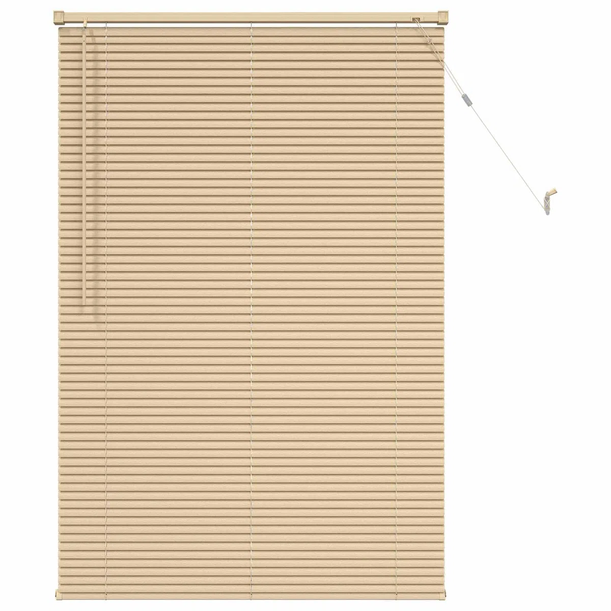 vidaXL Persiana Veneciana Marrón Claro con Patrón 150 x 100 cm PVC, Persiana Veneciana Moderna y Resistente para Oficina en casa, filtra luz, Protege privacidad, Uso Interior