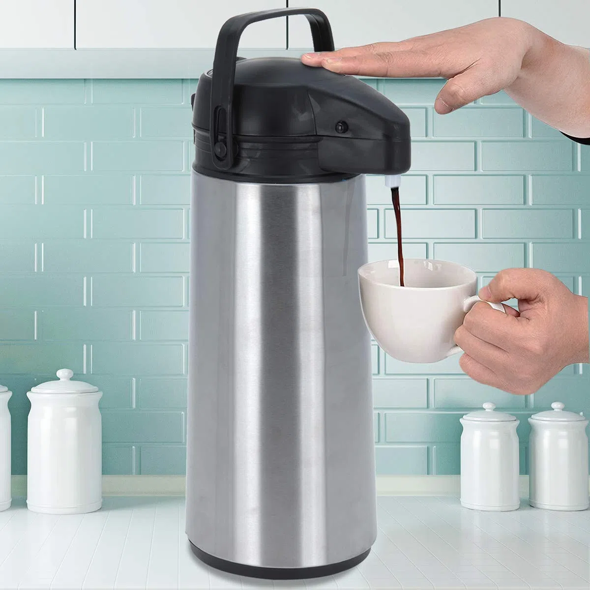 Termo 1,9 litros para Bebidas dispensador de Agua