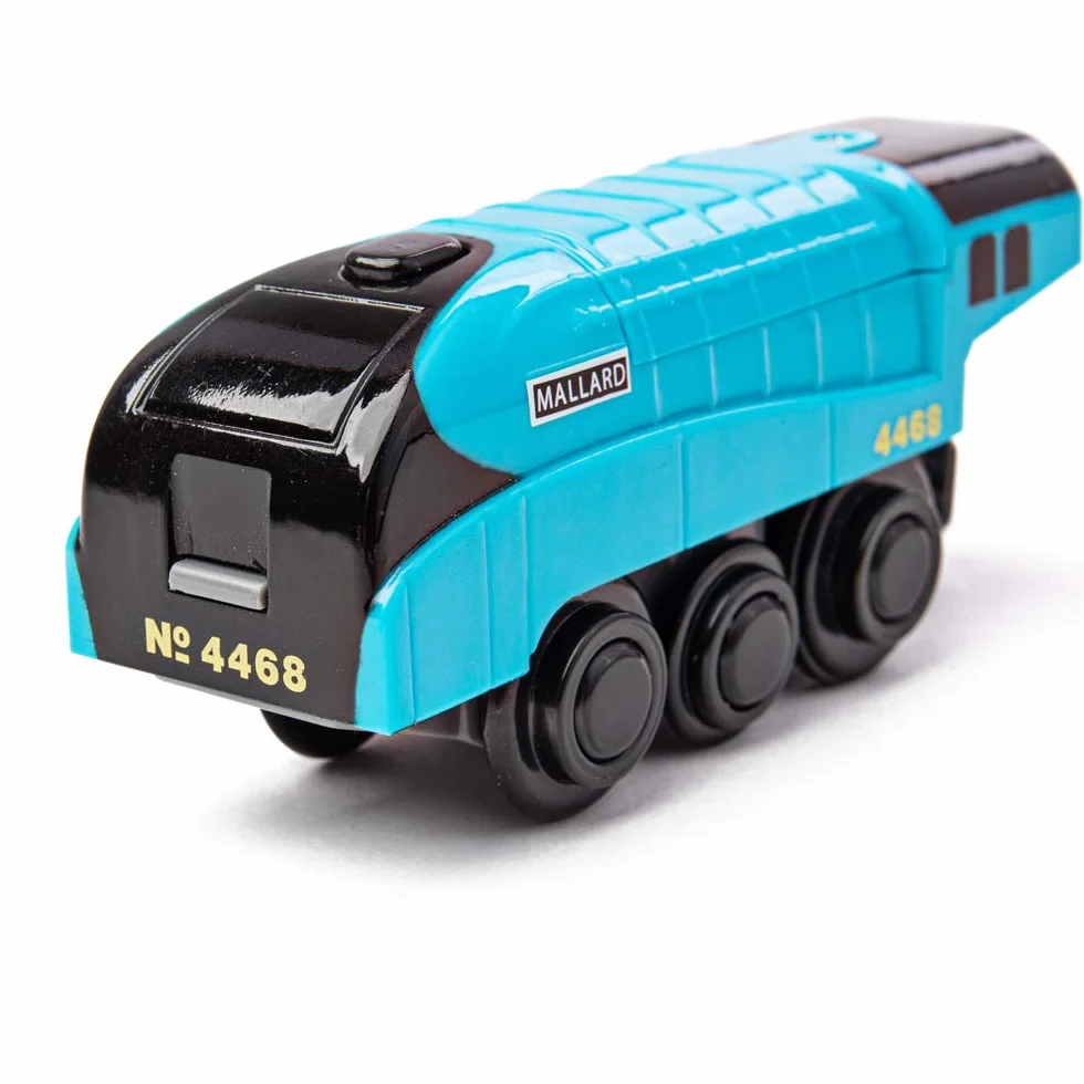 Bigjigs Rail Locomotora Mallard a Pilas