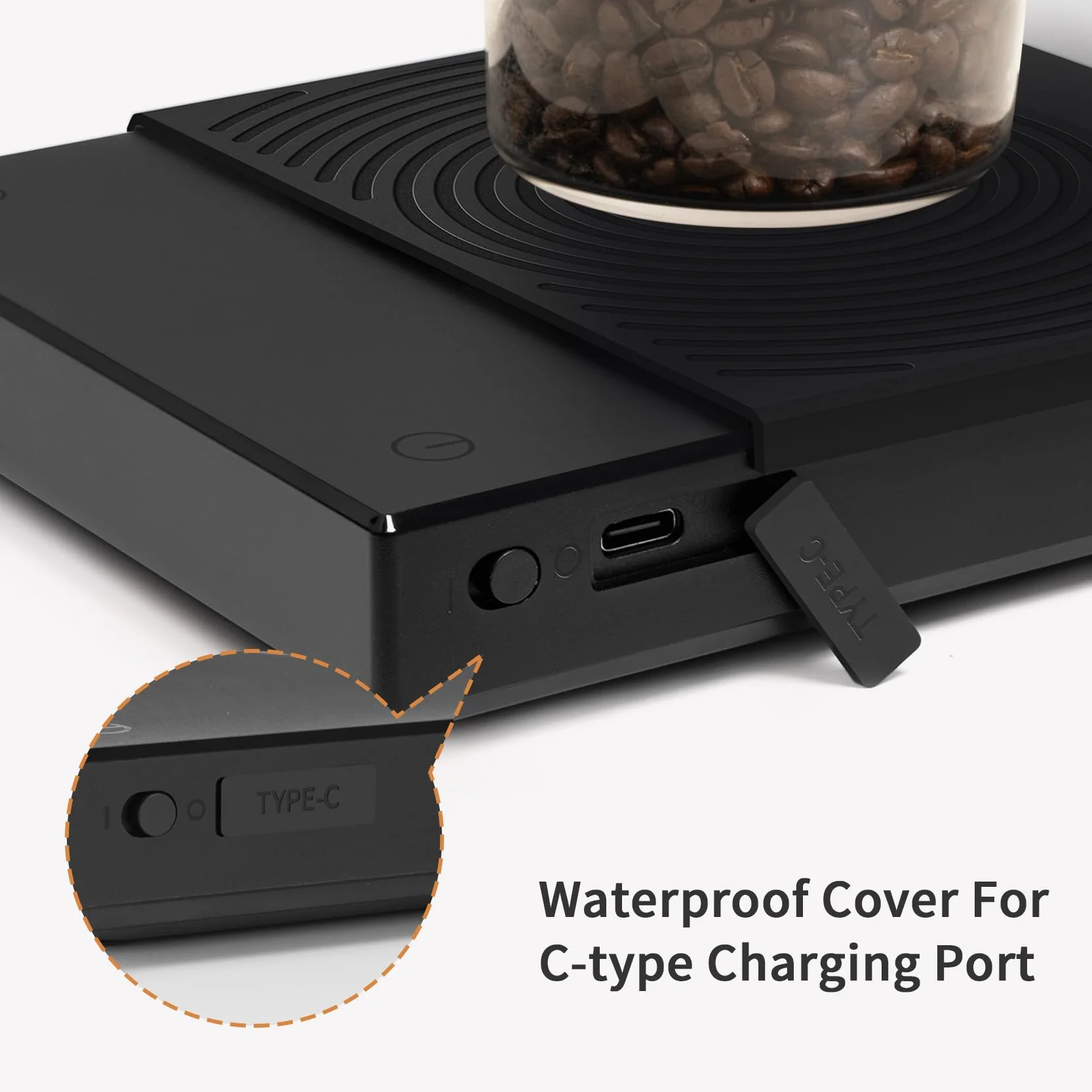 TIMEMORE Báscula de café básica 2.0 báscula electrónica de espresso con tasa de flujo de agua y función de temporizador, cambio libre de unidades de onzas/kg, báscula digital para