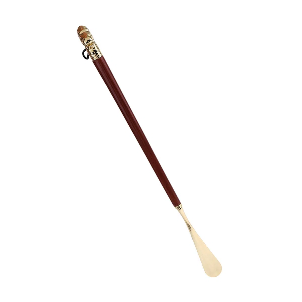 Herramienta Elevadora de Zapatos de 58 Cm con Mango para Facilitar El Calzado, Cabeza de león Oro