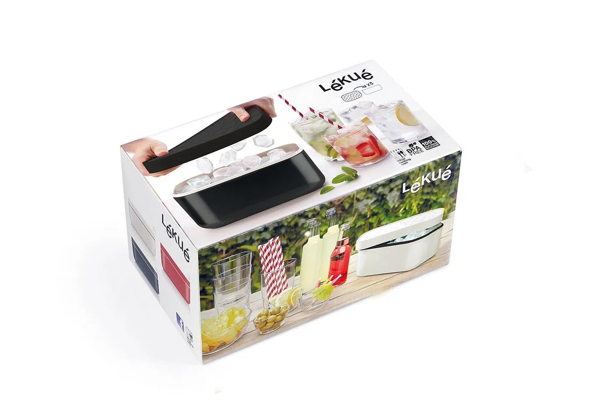 Lékué, Ice Box, Cubitera, Blanco