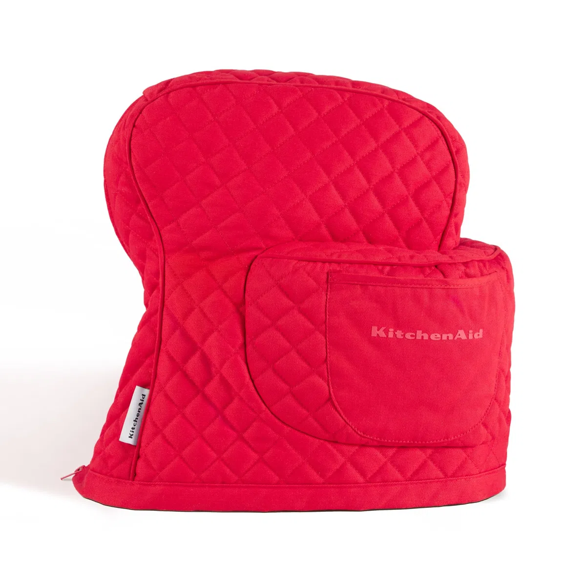 KitchenAid Funda acolchada ajustable para batidora de pie inclinable, paquete individual, rojo pasión, 14.3 x 18 pulgadas