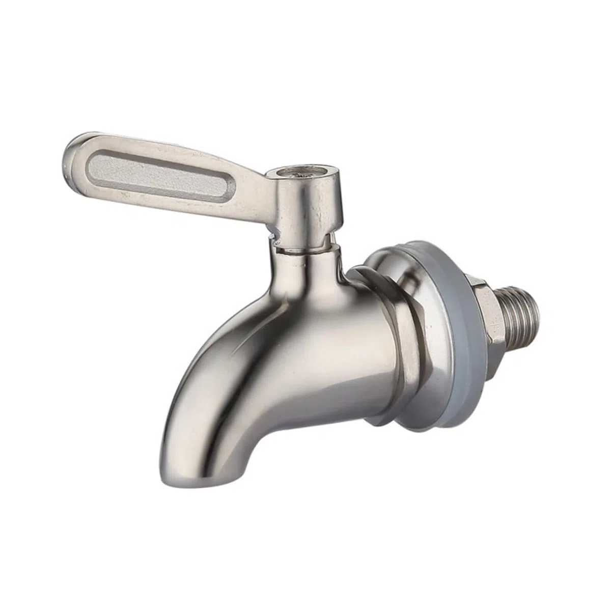 Cabilock Grifo para Barril de Vino Metálico de 12mm, Acero Inoxidable 304, Resistente Corrosión y Desgaste, Válido para Hogar y Negocio, Instalación Sencilla y Mantenimiento Fácil