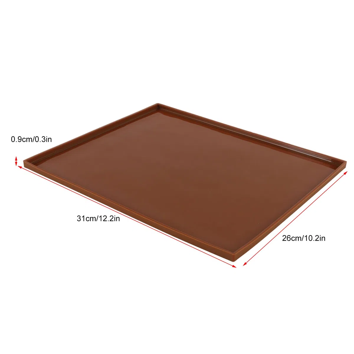 Alfombrillas Deshidratadoras De Silicona Con Borde, 4 Piezas Alfombrillas Deshidratadoras De Frutas Antiadherentes Reutilizables Compatible Con Excalibur 3926TB(coffe)