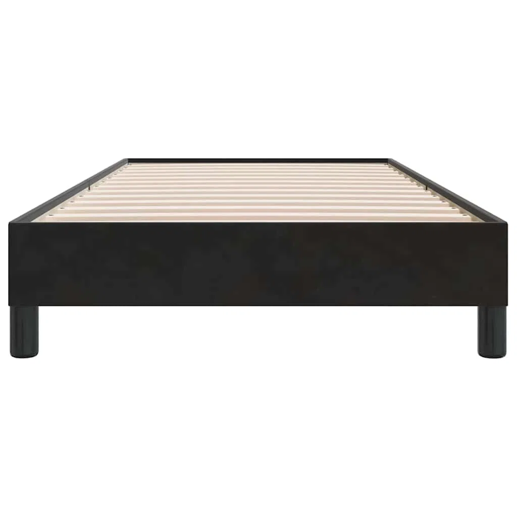 Somier de láminas para cama sin colchón (90 x 210 cm, terciopelo, con soporte de láminas, montaje fácil, para dormitorio, adultos