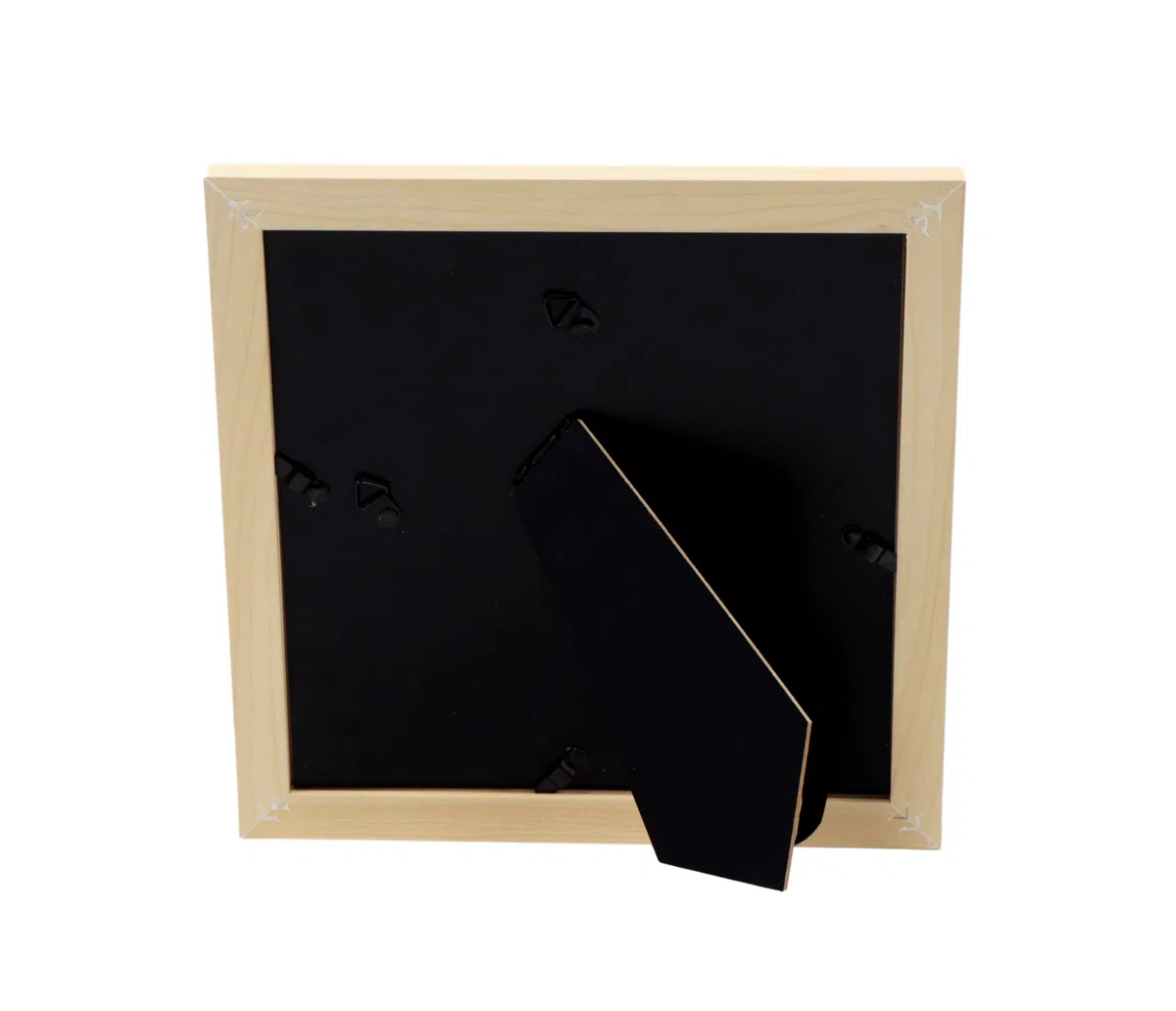 Nacnic - Pack 4 Marcos de Madera MDF Clara y Vidrio Acrílico | Protección y Expositor de Fotografías, Láminas, Pósters, Cuadros y Decoración para Salón, Dormitorio u Oficina | 20x20 cm