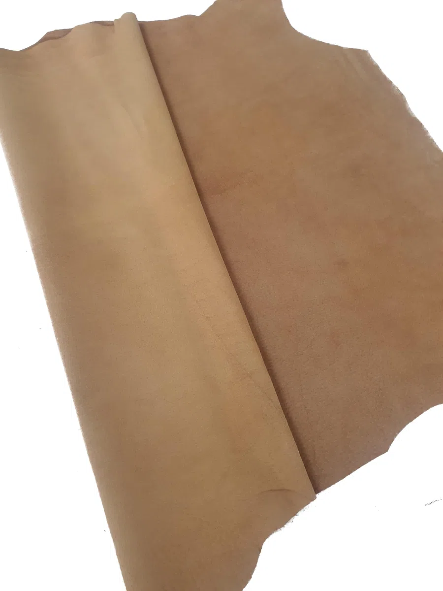 Zerimar Piel de Cuero Natural 100% Genuino | Cuero de Alta Calidad para Manualidades, Tapicería y Artesanía | Material Flexible, Resistente y Duradero | Medidas 105x75 cm