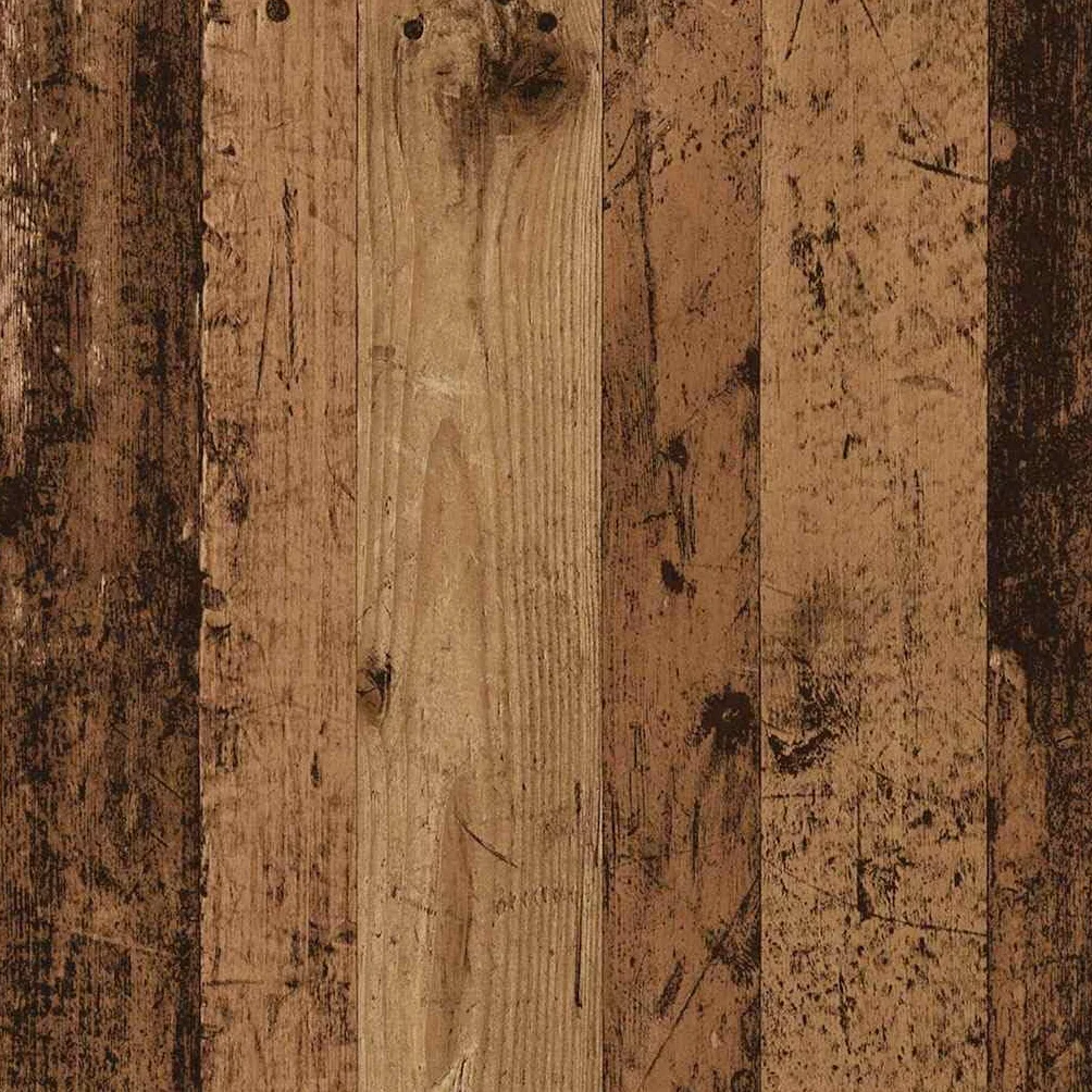 vidaXL Armario de Exhibición Madera Envejecida 100 x 8,5 x 50 cm, Solución de Almacenamiento, gabinete Elegante, estanterías Modernas, Muebles geniales para casa y Dormitorio