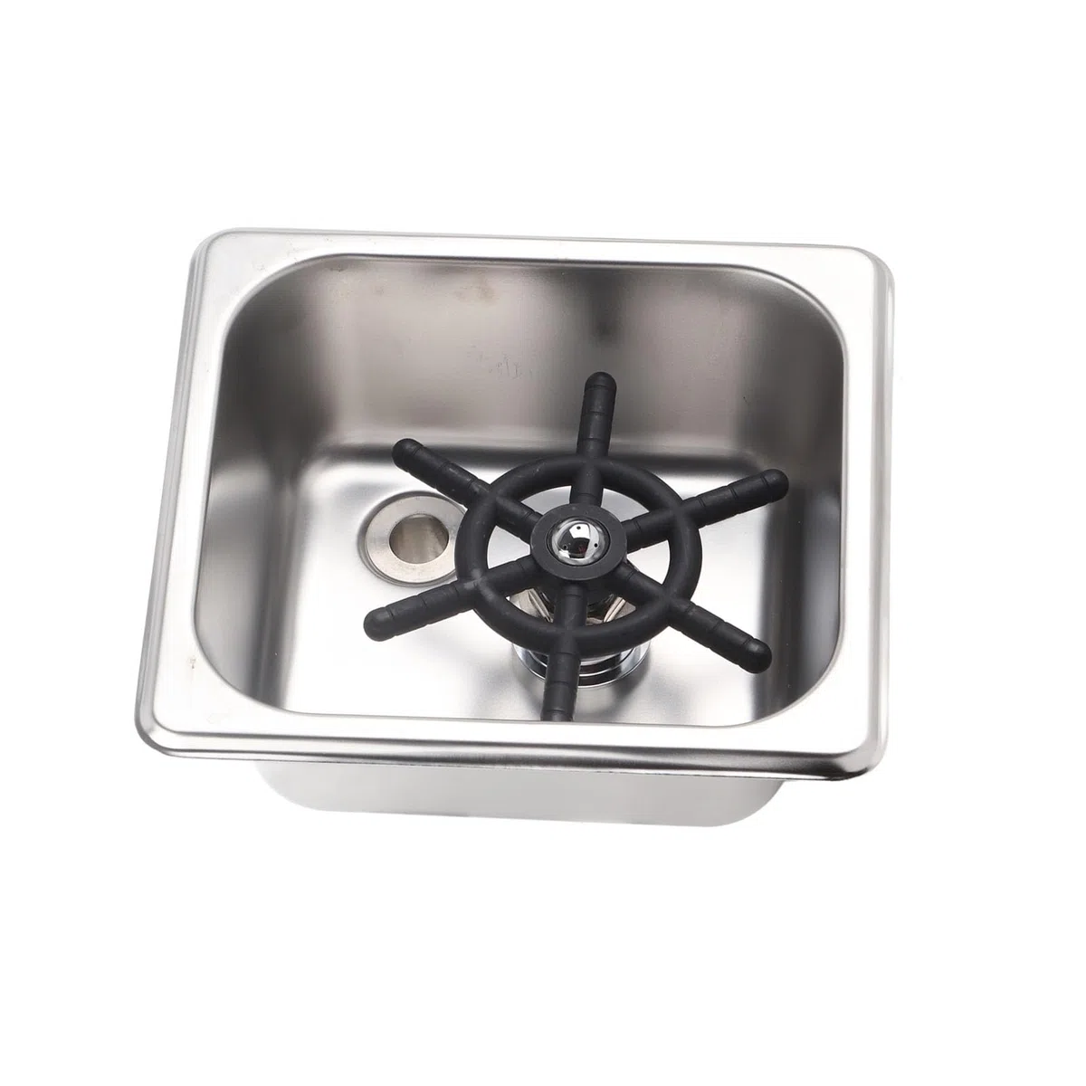 Ejoyous Lavavasos de Vasos, Dispositivo de Limpieza para Copas, Acero Inoxidable, Alta Presión, Salida de Agua Multiangulo, Lavavajillas de Fregadero con Conectores para Bar Pub