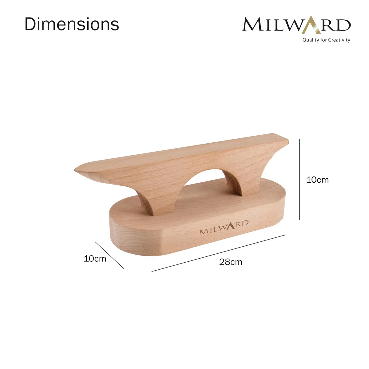 Milward Prensatelas y aleta de puntada de sastre, aplanador de costuras, absorbente de vapor, para coser, acolchar, bordar