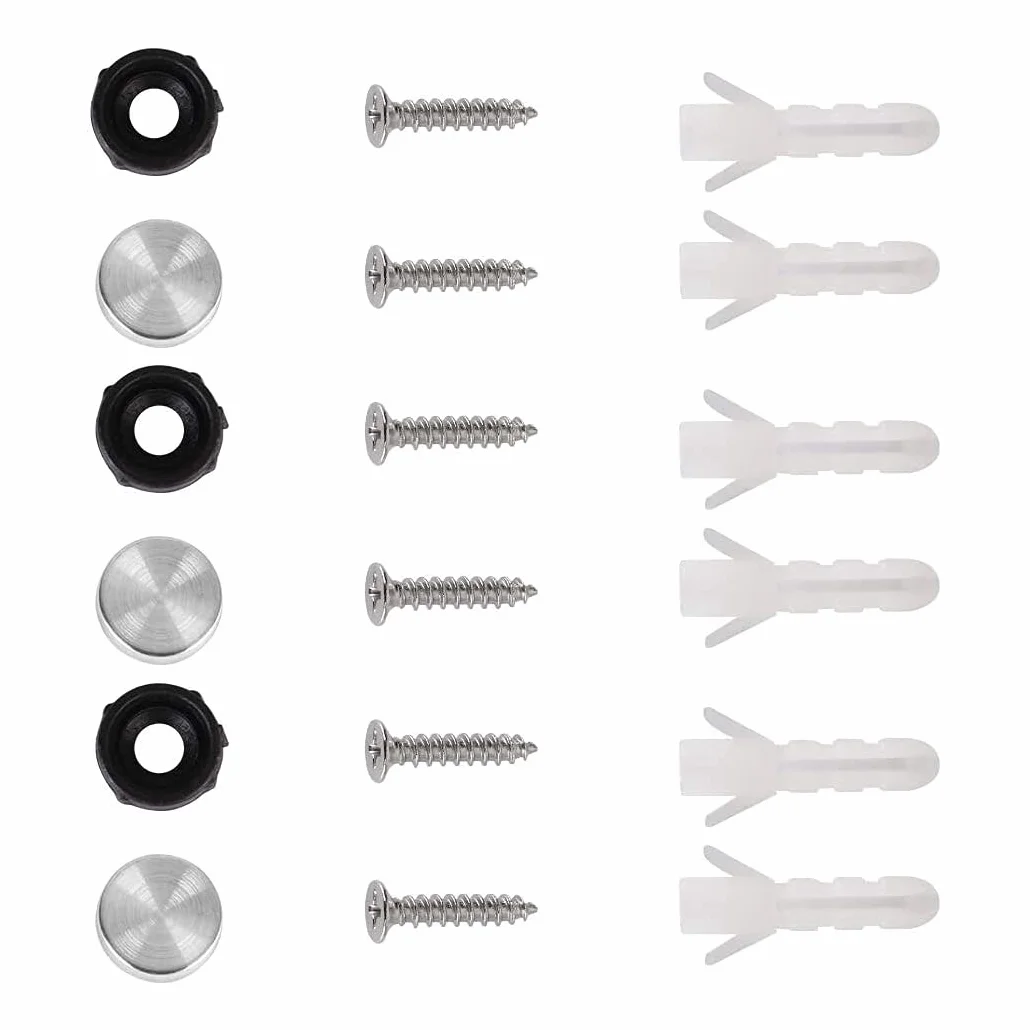 Estante para copas de vino negro de 18 cm, soporte colgante para copas de vino para bar comedor, 3 filas