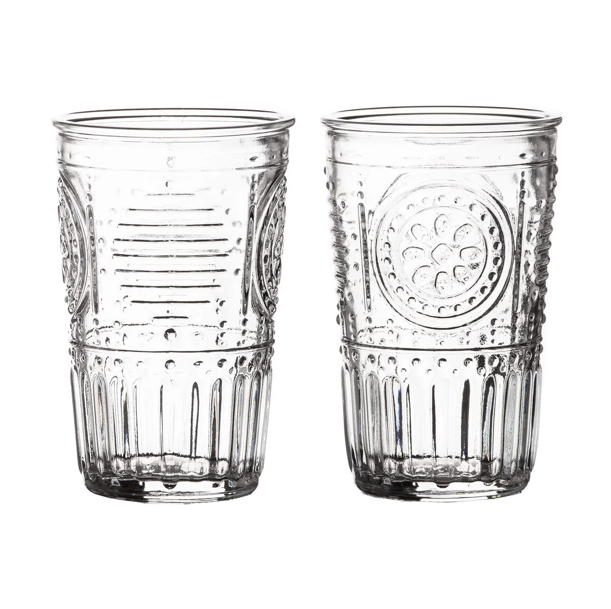 Bormioli Rocco Romantic Juego de 6 Vasos 30,5 cl, Cristal Transparente, 8 x 8 x 12,5 cm