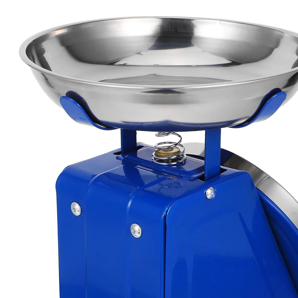 Báscula Mecánica Vintage sin Batería para Cocina con Bandeja Desmontable Capacidad 10kg Acero Inoxidable y Hierro, Alta Precisión Adecuado para Preparación de Comidas