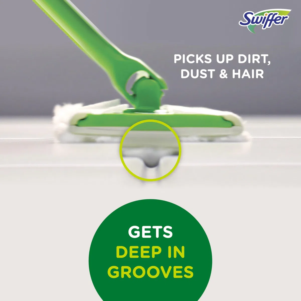 Swiffer Limpiador para Mascotas + fregona, Escoba y trapeador, Limpiador de Suelos Secos y húmedos para Suciedad, Polvo, Cabello, Herramienta de Limpieza Multiusos para el hogar, baño, Cocina, el