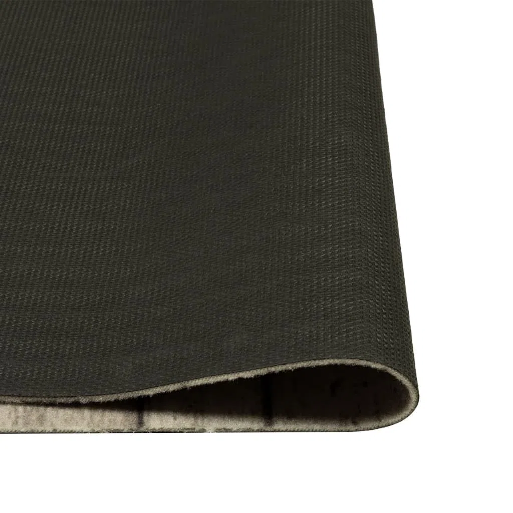 vidaXL Alfombra de Cocina Lavable, Alfombrilla Antideslizante, Felpudo de Puerta, Alfombra de Suelo para Pasillo, Terciopelo Estampado Valla