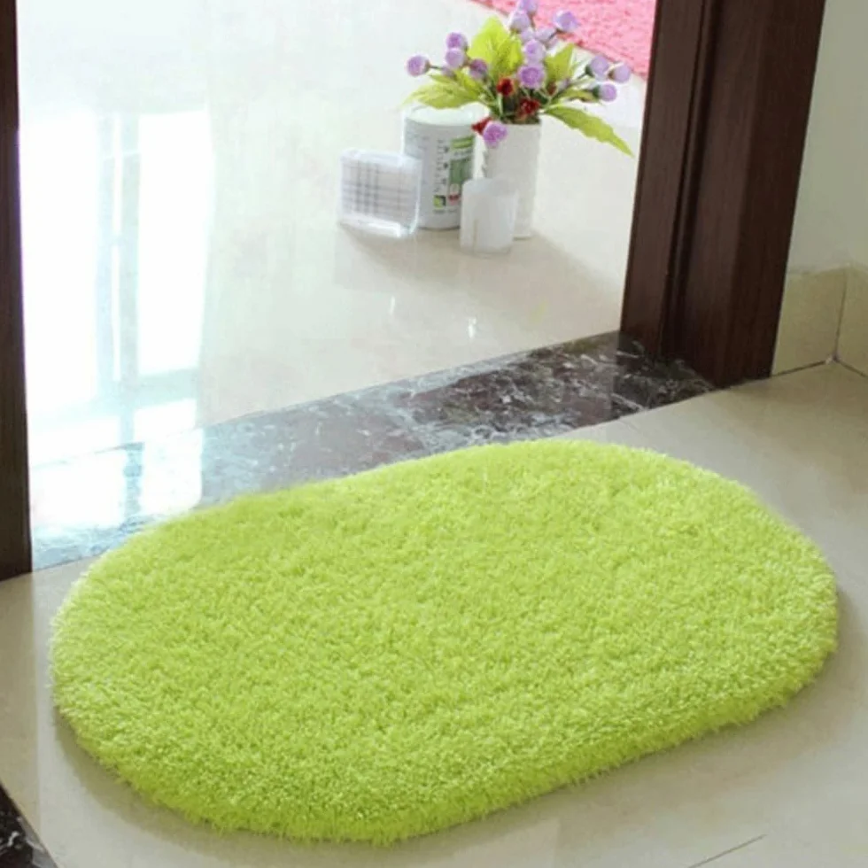 Alfombra de baño antideslizante de felpa y absorbente, 140 x 200 cm, suave para ducha, sala de estar, dormitorio, comodidad acogedora y alta absorción