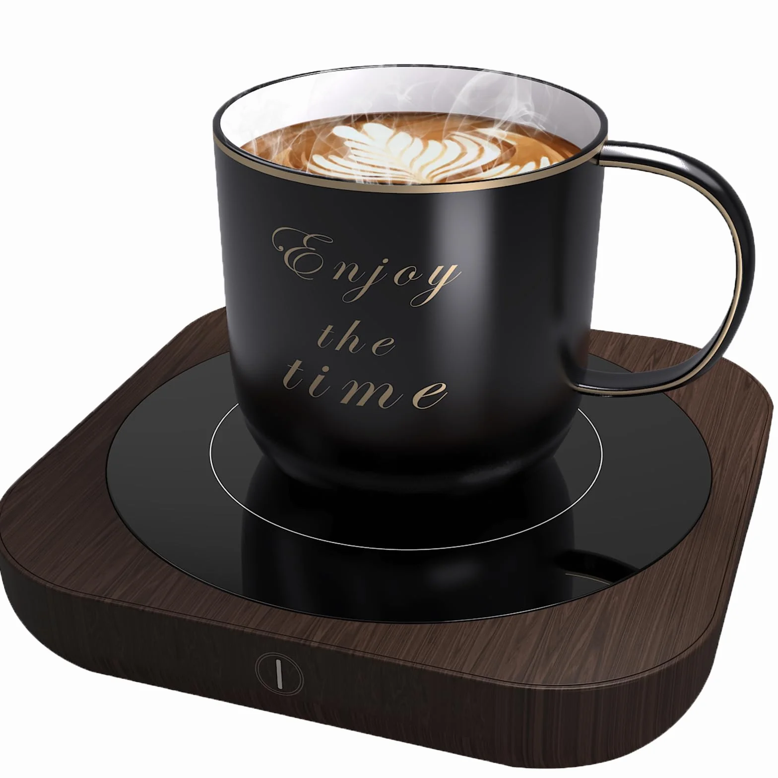 MQFORU Calentador de Tazas de Café con 3 Tecnología Táctil de Temperatura Adjustable (hasta 180 ℉/80 ℃), Calentador de Tazas de Apagado Automático Calentador de té, DS1289