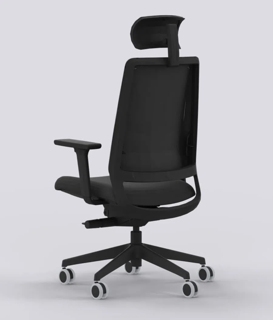 Silla de Oficina ergonómica Negra Top Gama Profesional Sense Silla o sillón de Escritorio