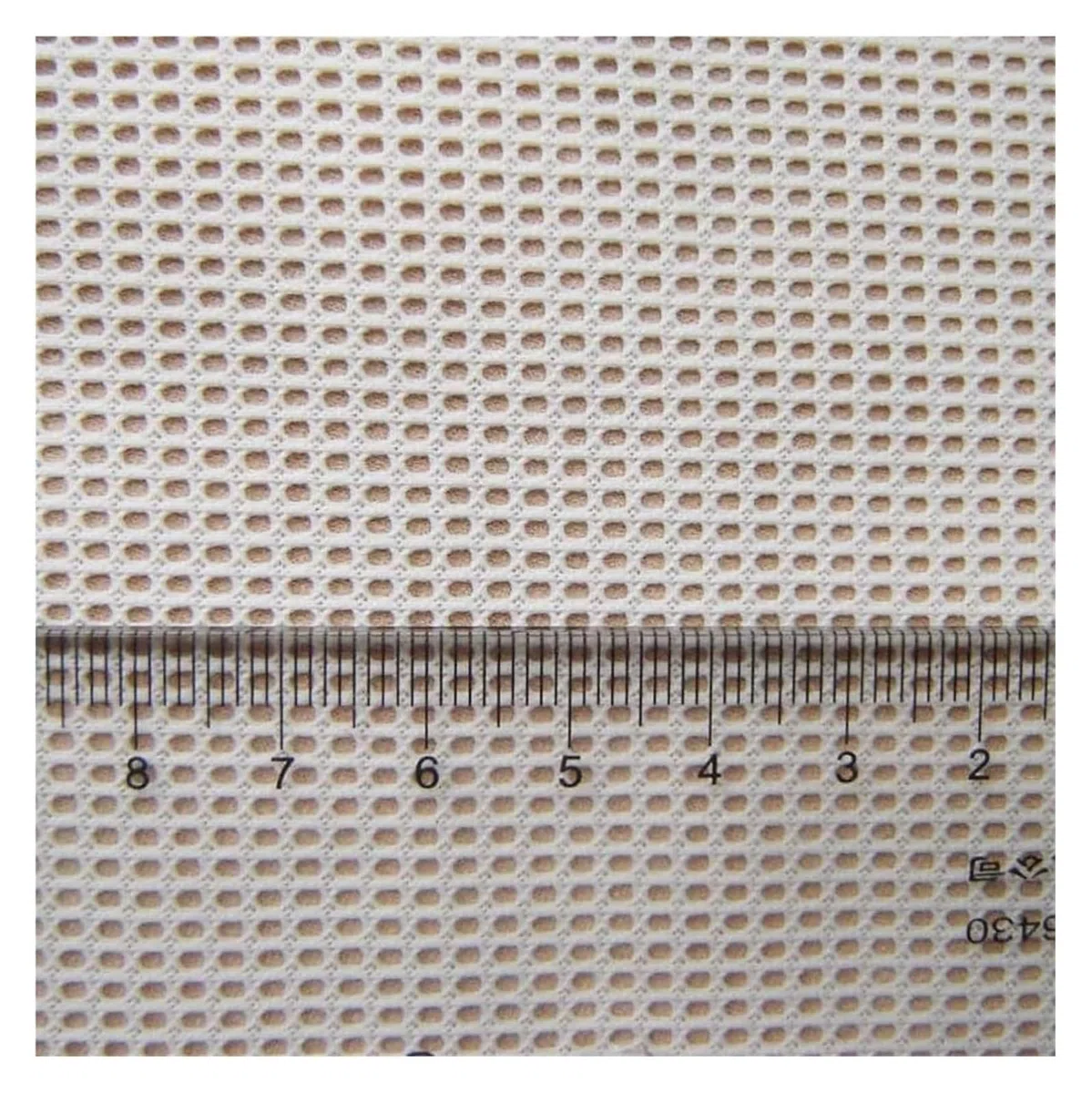 Tejido De Malla De Costura Red De Poliéster Suave Ripstop Elástico Bajo(White)