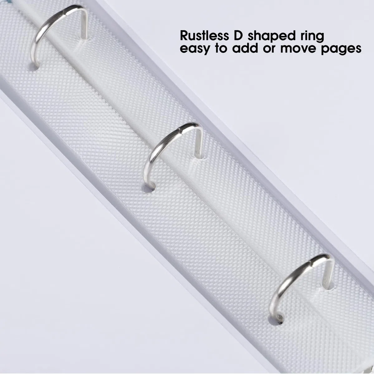 Álbum de fotos de 3 anillos grandes de 8.5 x 11 pulgadas con 30 fundas de plástico, 60 páginas en blanco, álbumes de recortes de 8.5 x 11 pulgadas, álbumes de recortes para bebés, viajes, bodas,