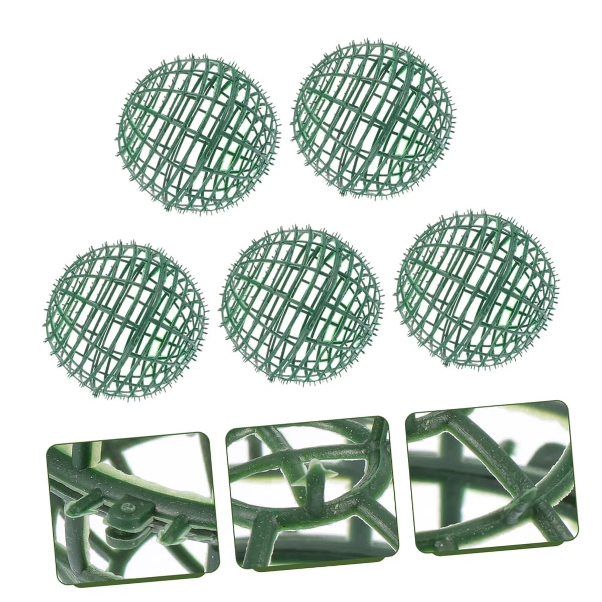 Vaguelly Estante para Bolas de Flores Artificiales de Plástico Abs, 4 Piezas Reutilizables y Fáciles de Montar, Adecuado para Decorar Bodas Hogar