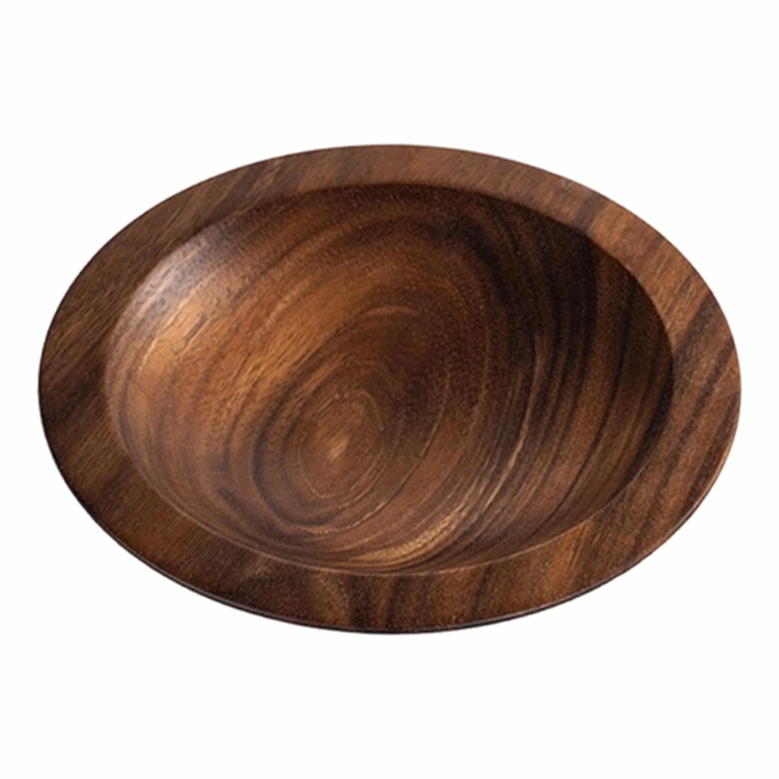 Ensaladera de Madera de, Fuente para Servir, Frutero Y Recipiente de Almacenamiento de Madera con Un Diseño Agradable Y Estético para El Salón, S