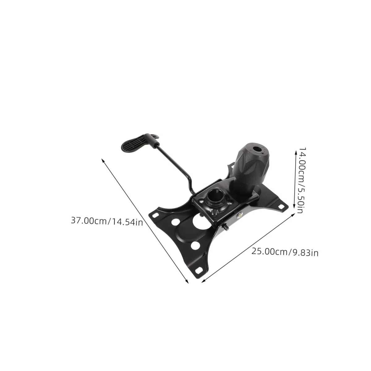 Pieza De Repuesto para Silla De Oficina Base Giratoria Metálica Ajustable Mecanismo De Control De Inclinación para Sillas Medianas Uso Ergonómico y Ahorro De Espacio