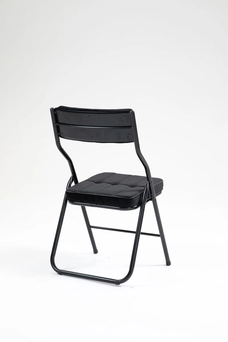 Homgoday Silla Plegable con Asiento y Respaldo Acolchados - Pack de 2 para Comedor y Exterior