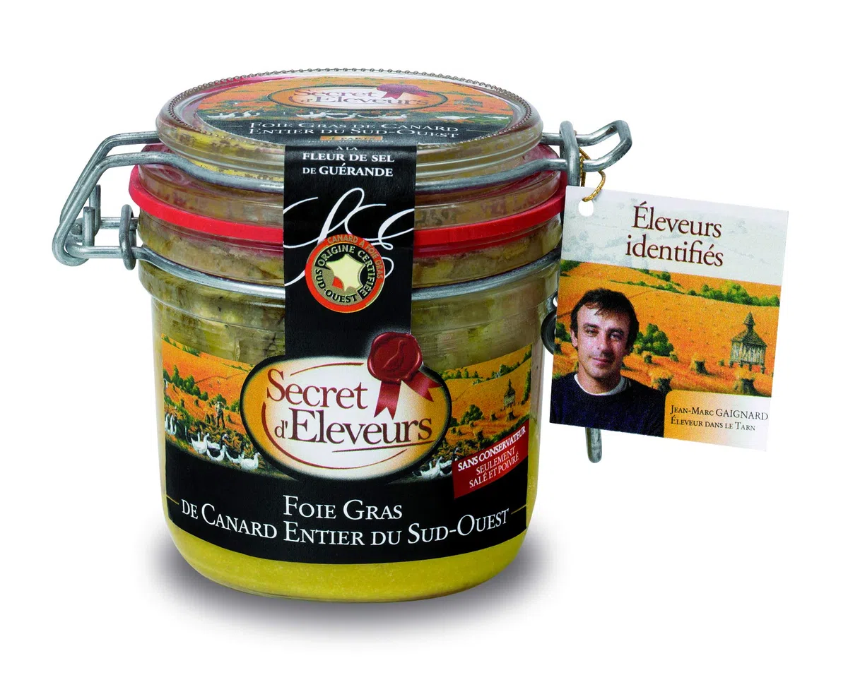 SECRET D'ELEVEUR Foie Gras de Canard Entier 180g