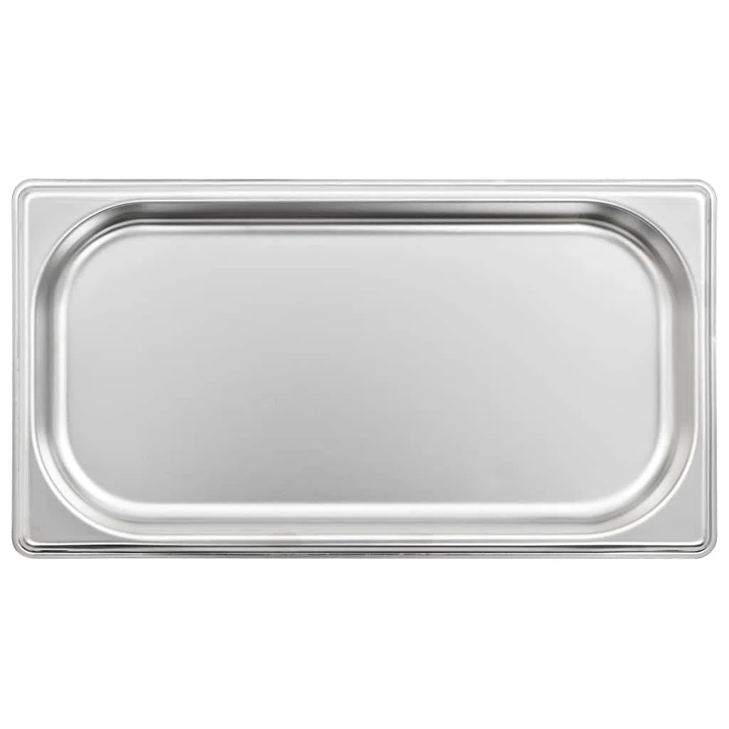 INLIFE Gastronorm 50892 - Contenedores (12 unidades, GN 1/3, 20 mm, acero inoxidable, 3,75 kg)