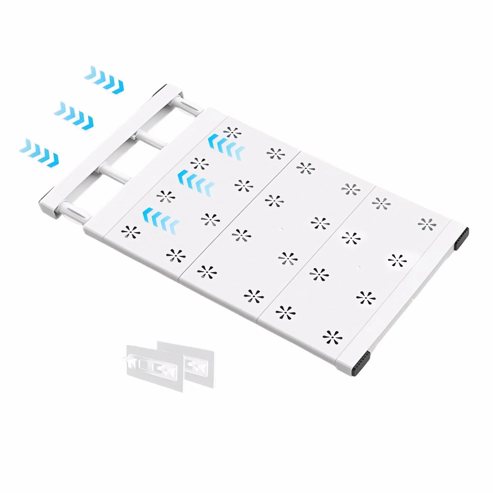 Estante ajustable para armario, estantes para armario, estantería sin necesidad de taladrar, sistema de organización de armario, estantería telescópica para armario, armario, cocina, baño (38