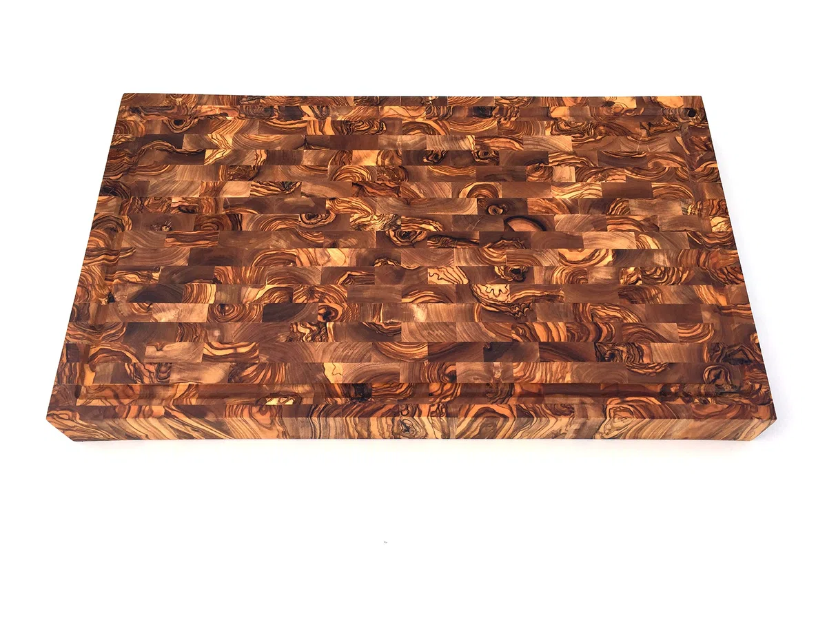 The Bigchef Mosaicmood - Tabla de cortar (rectangular, con surco para jugo, 50 x 30 cm (+/- 1 cm), alta calidad