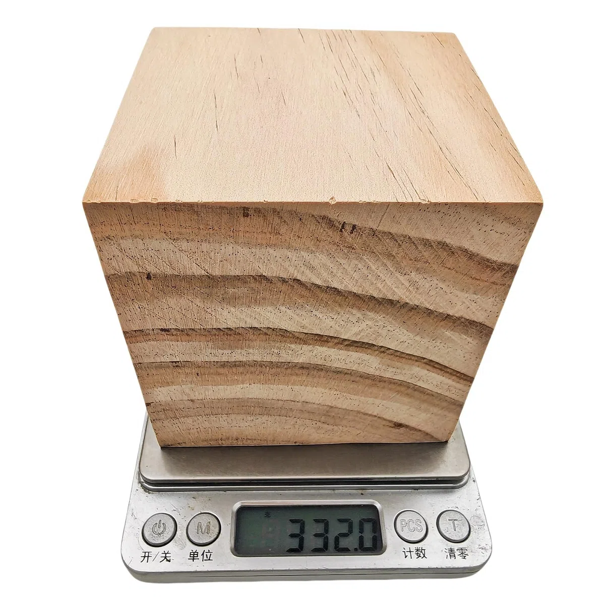 Cubos de madera de 9 cm, 4 unidades, bloques cuadrados de madera natural sin terminar para manualidades, tallar, proyectos de bricolaje